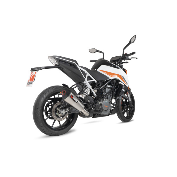 Scorpion Exhaust KTM 390 Duke 2021 - 2023 Serket Taper Slip-on Stainless Steel Sleeve